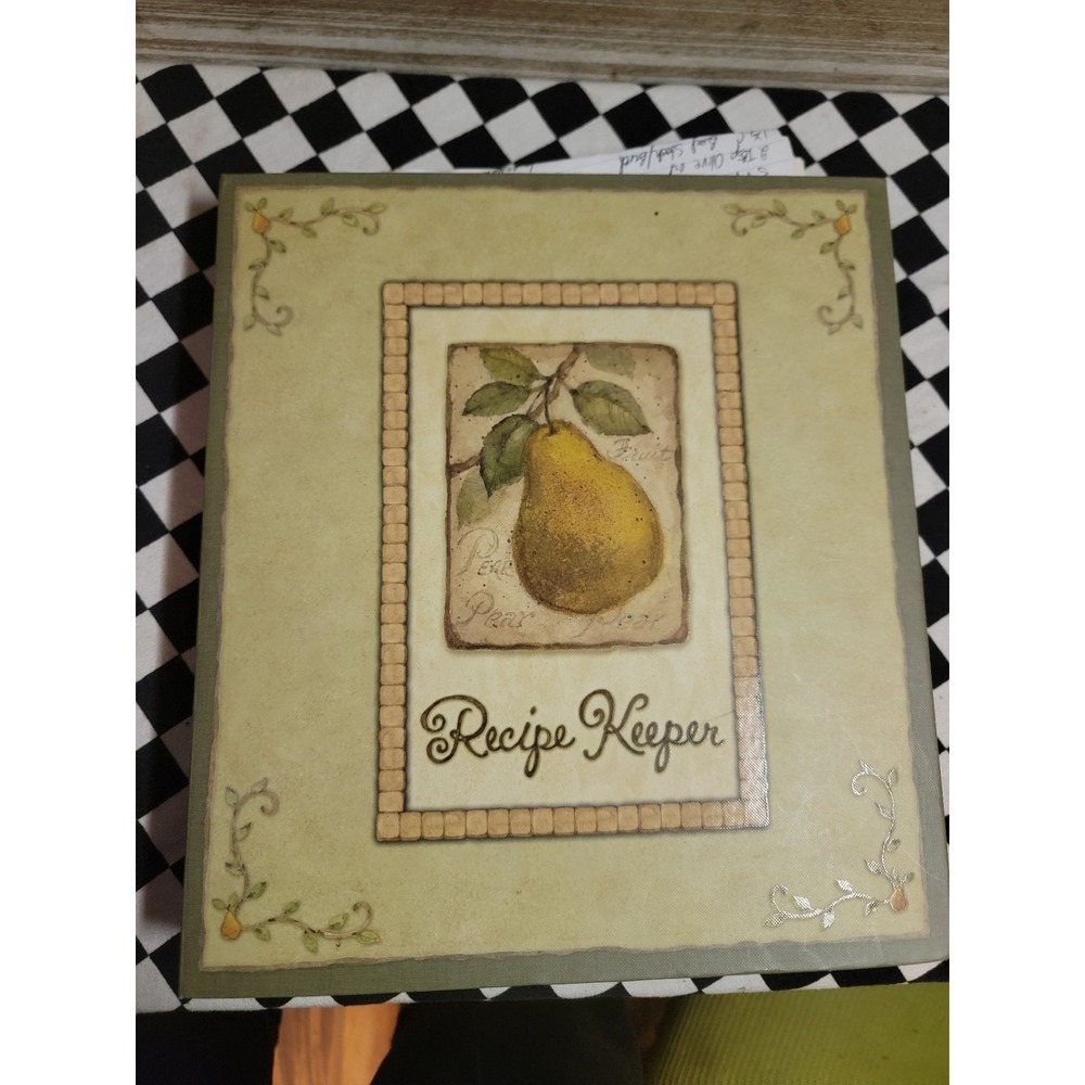 Vintage Recipe Keeper Binder Full of Handwritten Family‎ Recipes Clippings Cards